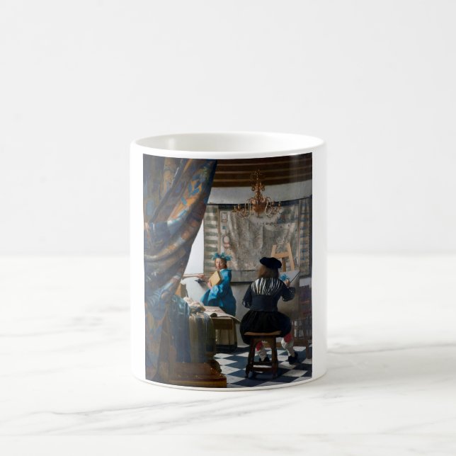 Caneca De Café A Arte da Pintura, Johannes Vermeer, 1666-1667 (Centro)