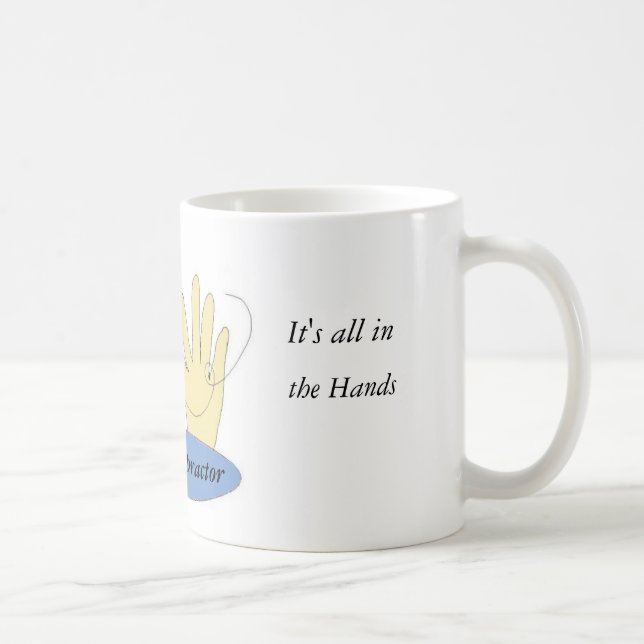 Caneca De Café A Arte da Quiropraxia (Direita)