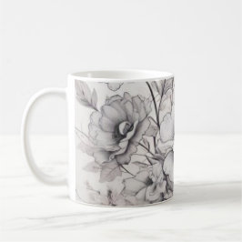 Caneca De Café A Arte de Floral