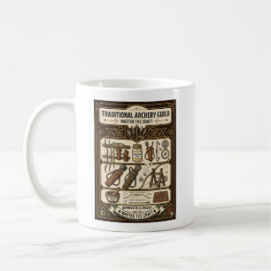 Caneca De Café A Arte do Arco Tradicional - Longbow Heritage