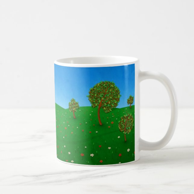 Caneca De Café A árvore de viagem (Direita)
