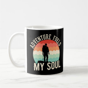Caneca De Café A Aventura Comanda A Minha Alma - Vagueia, Explora