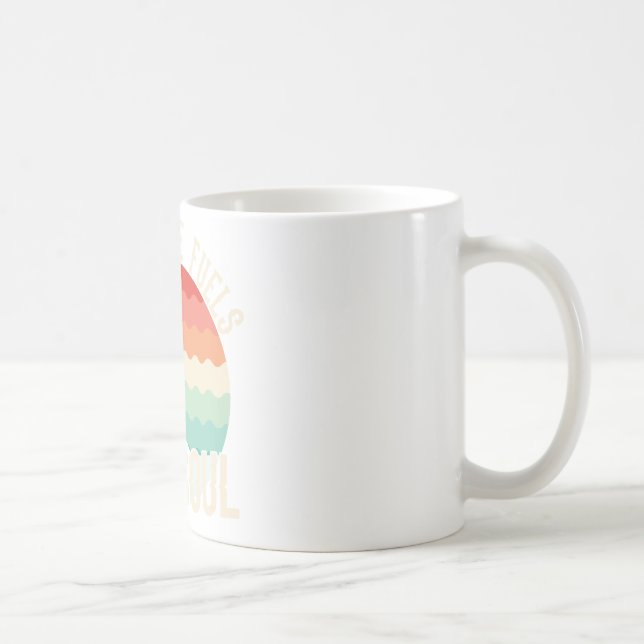 Caneca De Café A Aventura Comanda A Minha Alma - Vagueia, Explora (Direita)