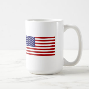 Caneca De Café A bandeira americana