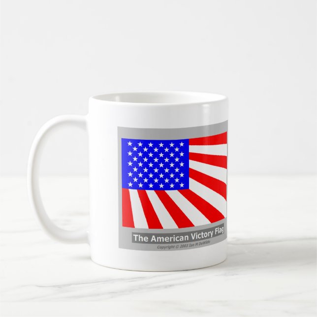 Caneca De Café A bandeira americana Mug (Esquerda)