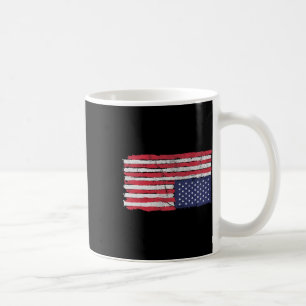 Caneca De Café A bandeira americana se afunda de cabeça para baix