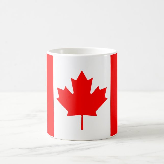 Caneca De Café A bandeira canadense, Canadá (Centro)