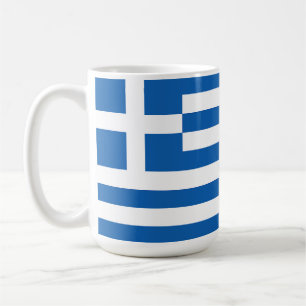 Caneca De Café A bandeira da Grécia 