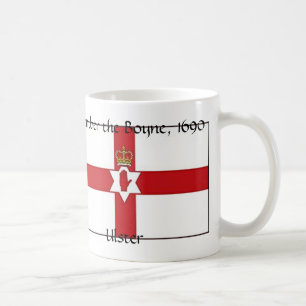 Caneca De Café A bandeira de Irlanda do Norte, Ulster, recorda o