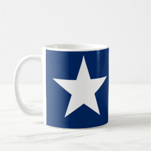 Caneca De Café A bandeira solitária de Texas da bandeira da