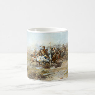 Caneca De Café A batalha de Custer contra Charles Marion Russell