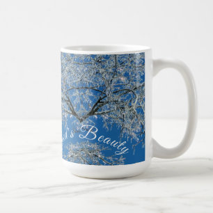 Caneca De Café A Beleza de Deus em um País das Maravilhas de Inve