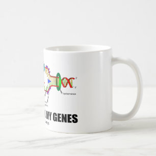 Caneca De Café A biologia está em meus genes (a réplica do ADN)