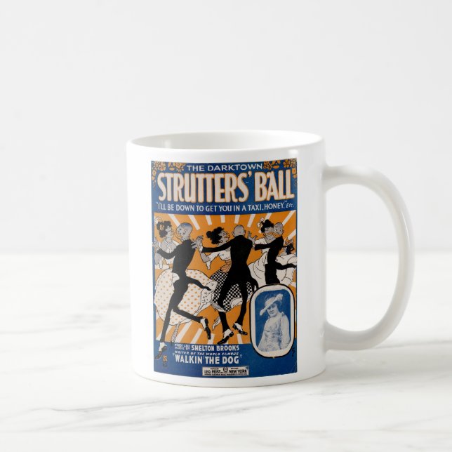 Caneca De Café A bola de Darktown Strutter (Direita)