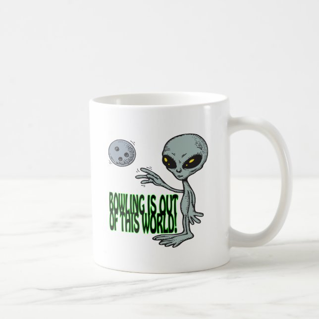 Caneca De Café A boliche é fora deste mundo (Direita)