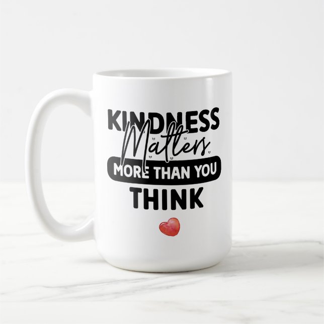 Caneca De Café A bondade moderna é importante (Esquerda)