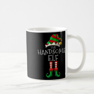 Caneca De Café A Bonita Família De Natal Elf Correspondendo Ao Xm