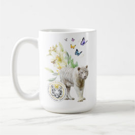 Caneca De Café A borboleta brava seja a personalização da mudança