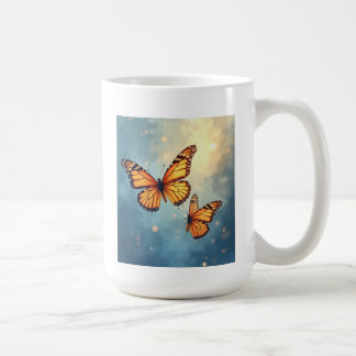 Caneca De Café A borboleta brilhante Mugs