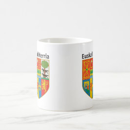 Caneca De Café A brasão Basque do país (Euskal Herria),