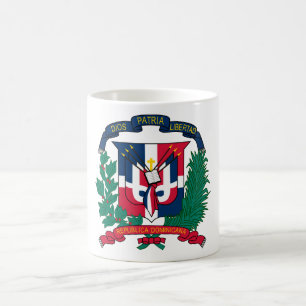 Caneca De Café A brasão da República Dominicana FAZ