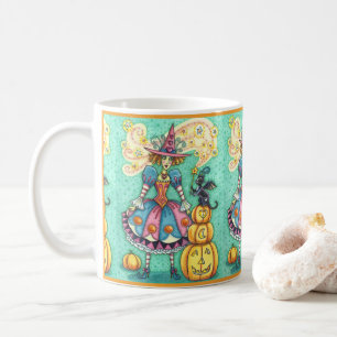 CANECA DE CAFÉ A BRINCADEIRA DE PINK É MÁGICA, GATO PRETO