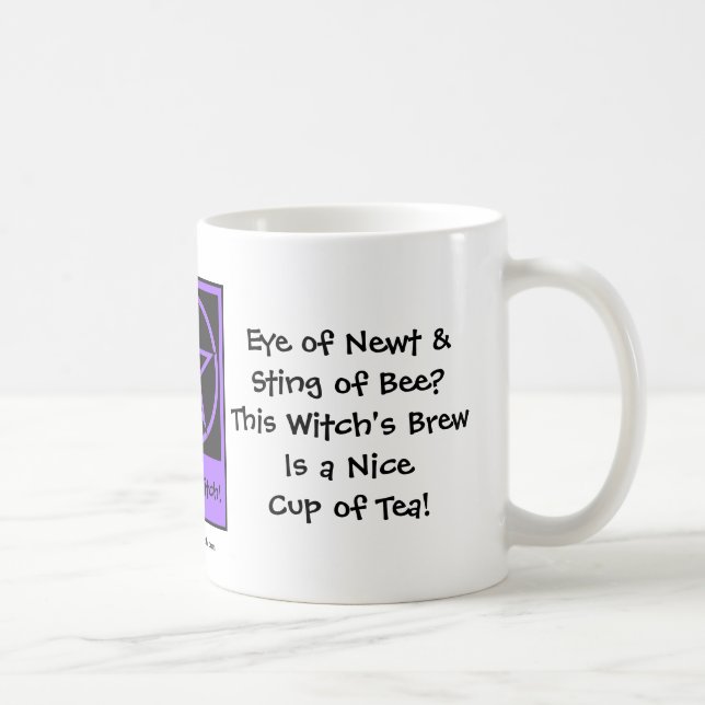 Caneca De Café A bruxa da bruxa é uma boa taça de chá de bruxa vi (Direita)