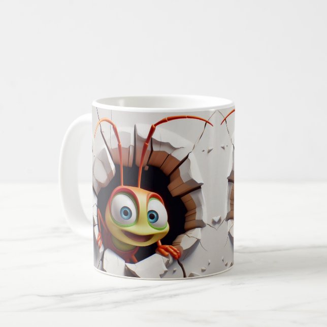Caneca De Café A Bug's Life Inspired Cartoon Character Mug (Frente Esquerda)
