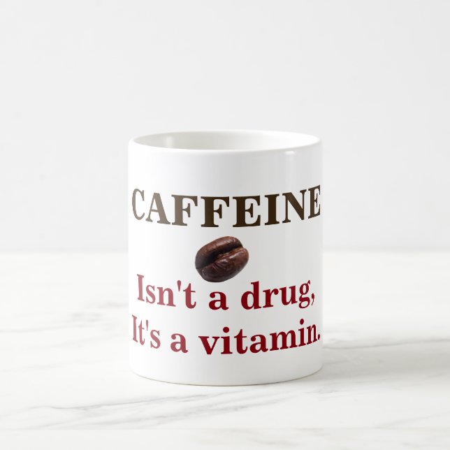 Caneca De Café A cafeína não é uma droga (Centro)
