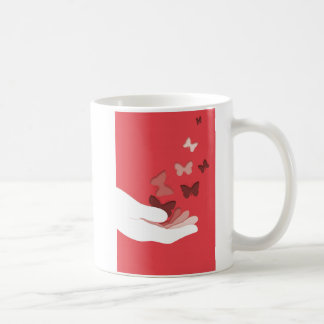 Caneca De Café A Cama de Café de Criação (Vermelho)
