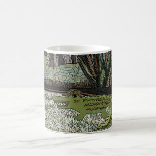 Caneca De Café A caminhada do crocodilo