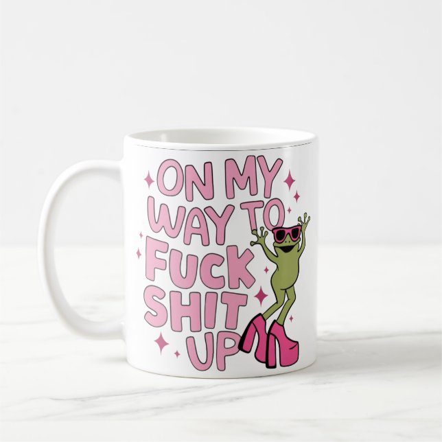 Caneca De Café A caminho de causar caos (Esquerda)