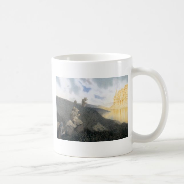 Caneca De Café A Caminho do Castelo de Troll (Direita)