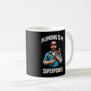 Caneca De Café A canalização é o meu superpoder