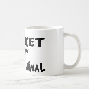 Caneca De Café A carne do peito é meu animal do espírito