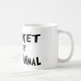 Caneca De Café A carne do peito é meu animal do espírito