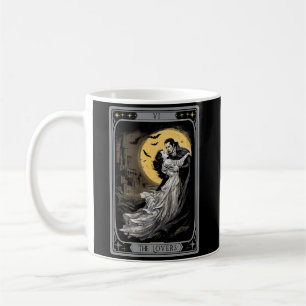 Caneca De Café A Carta de Tarot dos Amantes – Drácula Vampiro Gót