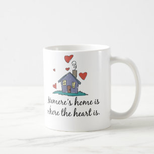 Caneca De Café A casa de Memere é o lugar onde o coração está