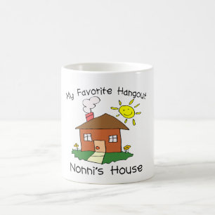 Caneca De Café A casa de Nonni favorito do lugar frequentado