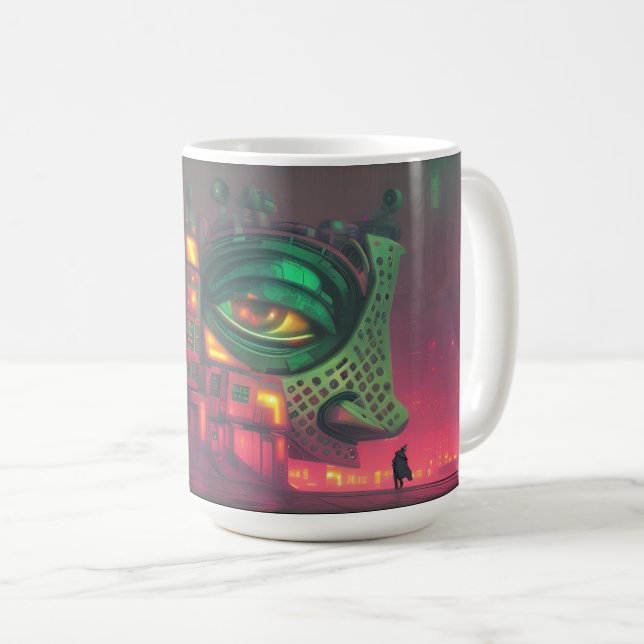 Caneca De Café A casa está indiferente (Frente Esquerda)