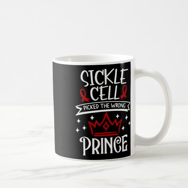 Caneca De Café A Célula Doideira Pegou O Design Engraçado Príncip (Direita)
