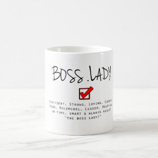 Caneca De Café A chefe Lady Coffee Mugs®
