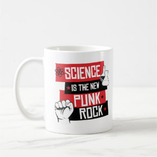 Caneca De Café A CIÊNCIA É o PUNK ROCK NOVO - RESISTA - -