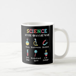 Caneca De Café A ciência mantém você curioso