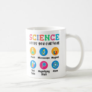 Caneca De Café A ciência mantém você curioso