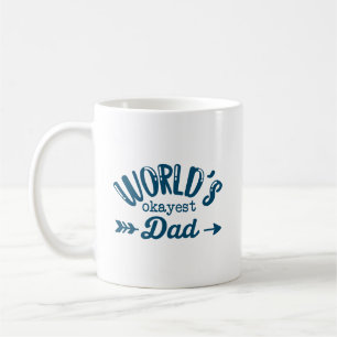 Caneca De Café A citação mais engraçada do Pai do mundo com texto