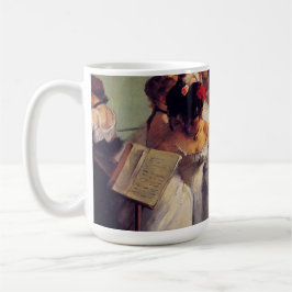 Caneca De Café A classe de dança de Edgar Degas