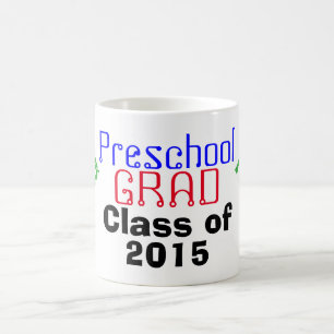 Caneca De Café A classe de graduação da pré-escola eu fiz!