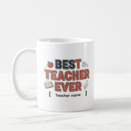 Caneca De Café A coffee mug is the best teacher ever, a fun gift