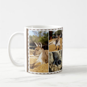 Caneca De Café A Colagem de Imagens de Kangaroo, Coffee Mug